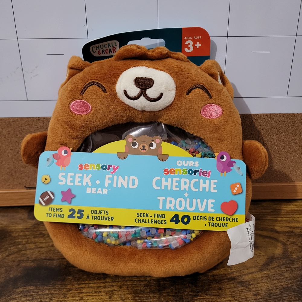 Sensory Seek & Find Bear - Brown